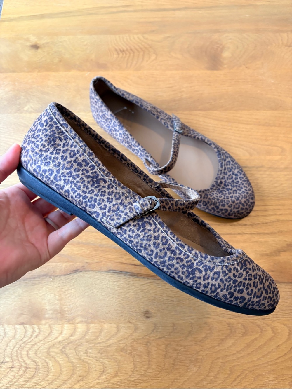 Aerosoles Baylee Mary Jane Leopard Print Flats womens shoe size 12